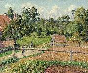 Camille Pissarro View from the Artist's Window oil painting reproduction